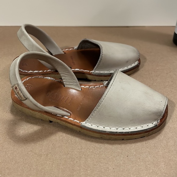 CASTELL Handmade MIBO Menorca TAUPE KIDS AVARCAS size EU 28 US 11 - Picture 9 of 12